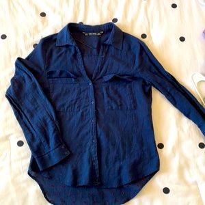 Zara button down shirt.